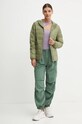 Roxy geaca Wind Bliss Hooded ERJJK03618 verde AW24