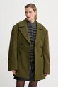 Remain palton de lana 0 verde 502457