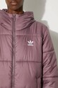Куртка adidas Originals Long Puffer фиолетовой IW5857