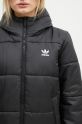 adidas Originals kurtka Long Puffer czarny IW5858