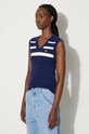 adidas Originals top Knit Vest blue IX1058