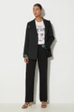 MM6 Maison Margiela wool blend blazer S62BN0102.S47848 black AW24