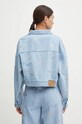 Ρούχα Τζιν μπουφάν adidas Originals Femme Galore Denim Rhinestone Jacket JN3021 μπλε