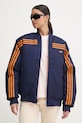 Oboustranná bomber bunda adidas Originals 70s Reversible Oversized Bomber Jacket JN7657 oranžová AW24