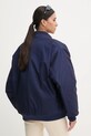 adidas Originals kurtka bomber dwustronna 70s Reversible Oversized Bomber Jacket JN7657 pomarańczowy