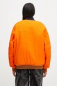 adidas Originals kurtka bomber dwustronna 70s Reversible Oversized Bomber Jacket JN7657 pomarańczowy