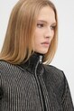 MM6 Maison Margiela cardigan din lana S62AN0133.M13076 negru