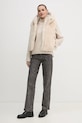 Save The Duck bezrękawnik KLARA D81923W.CURL19 beżowy AW24