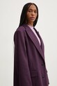 HUGO palton din lana violet 50523200