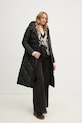 Bunda Sisley 26DRLN04F čierna AW24