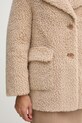 Пальто з домішкою вовни Sisley 24C7LN053 бежевий