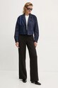 G-Star geacă din denim D25339.4639 bleumarin AW24