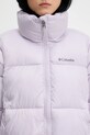Bunda Columbia Puffect Colorblock fialová 2088501