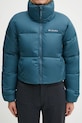 Columbia kurtka Puffect Colorblock 2088501 turkusowy