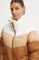 Bunda Columbia Puffect Colorblock hnědá 2088481