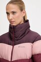 Bunda Columbia Puffect Colorblock burgundské 2088481