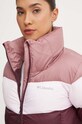 Bunda Columbia Puffect Colorblock burgundské 2088481