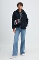 Tommy Hilfiger hanorac fleece WW0WW43223 bleumarin AW24