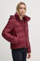 Tommy Hilfiger geaca de puf cu captuseala burgundia WW0WW43581