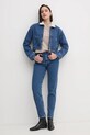 Джинсова куртка Calvin Klein Jeans J20J224906 темно-синій AW24