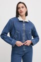 Джинсова куртка Calvin Klein Jeans темно-синій J20J224906