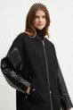 MICHAEL Michael Kors jacheta bomber din lana negru MF420FPBQA