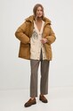 Пухова куртка Gant 4700347 коричневий AW24