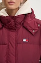 Tommy Jeans geaca de puf DW0DW18860 burgundia