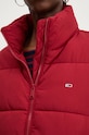 Bunda Tommy Jeans DW0DW18828 burgundské