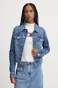 Džínová bunda Tommy Jeans modrá DW0DW19633