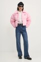 Μπουφάν με επένδυση από πούπουλα Tommy Jeans DW0DW20390 ροζ AW24