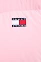 Páperová bunda Tommy Jeans DW0DW20390 ružová