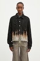 Rick Owens denim jacket Alice non-insulated black DS02D2714.BSUN