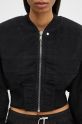 Rick Owens bomber jacket Collage Bomber black DS02D2723.MO