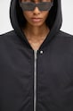 Jakna Rick Owens Hooded Peter crna DS02D2725.MU