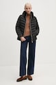 Μπουφάν με επένδυση από πούπουλα Geox W4626T.T3122.F9000 μαύρο AW24