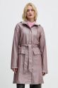 Rains kurtka Curve Jacket W3 fioletowy 18130.37