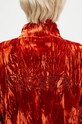 Кадифен суичър Martine Rose Shrunken Track Jacket оранжев 164WF04202