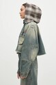 Martine Rose kurtka Cut Denim Jacket 236WD02501 niebieski AW24
