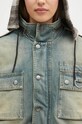 Martine Rose kurtka Cut Denim Jacket niebieski 236WD02501