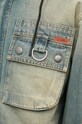 Martine Rose kurtka Cut Denim Jacket 236WD02501 niebieski