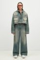 Martine Rose kurtka Cut Denim Jacket 236WD02501