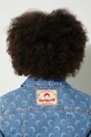 Marine Serre denim jacket Moon Laser Denim Cropped Jacket WJA041A