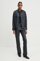 Кожаная куртка ZADIG&VOLTAIRE RWSH00029 тёмно-синий AW24
