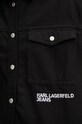 Bavlněná košilová bunda Karl Lagerfeld Jeans 246J1602 černá
