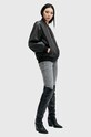 Кожено яке бомбър AllSaints BELLE W008LB