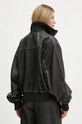 Abbigliamento Won Hundred giacca in pelle stile bomber 3159.16024 nero