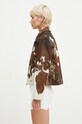 Samsoe Samsoe suede jacket Salylo F24300022 brown AW24
