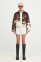 Samsoe Samsoe suede jacket Salylo F24300022 brown