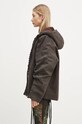 Oboustranná bunda Ottolinger Reversible Furry Denim Jacket 1090601521 hnědá AW24